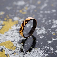 華-hana- 両子持縞 灰桜/濃鼠 20号