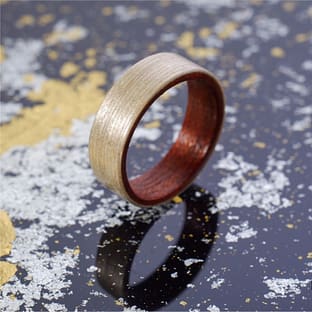 木のゆびわ 襲-kasane- 裏柳