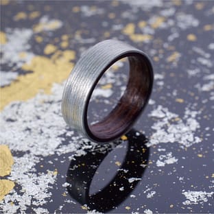 木のゆびわ 襲-kasane- 甕覗