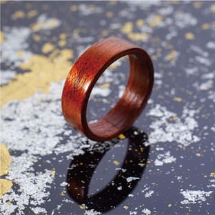 木のゆびわ 単-hitoe- 雀茶